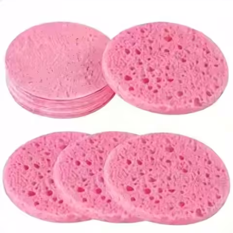 10-Piece Compressed Facial Cleansing Sponge Set
