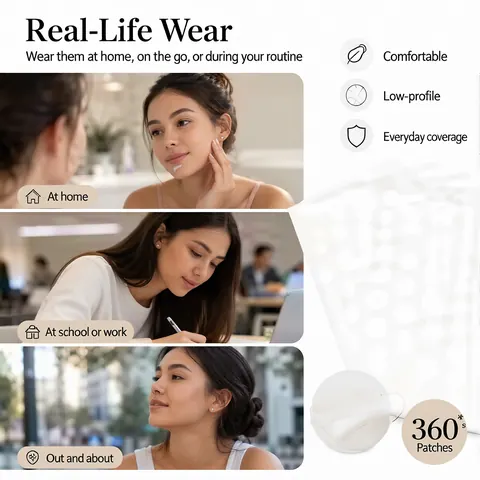 360-Piece Invisible Acne Pimple Patches