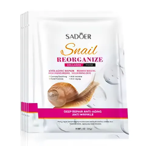 SADOER Snail Collagen Facial Mask Set (5 Pieces)