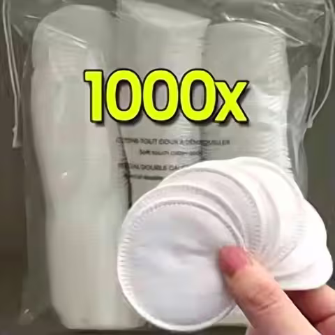 Disposable Double-Sided Makeup Remover Cotton Pads
