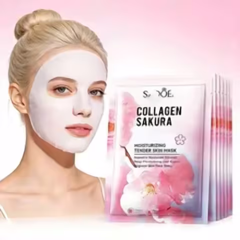 SADOER Sakura Hydrating Facial Mask Set (5 Pieces)