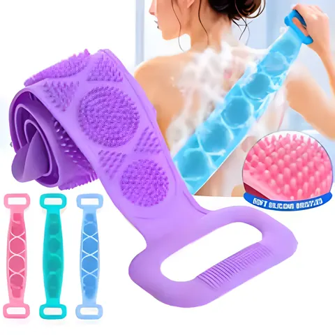 Silicone Body Scrubber Brush Set