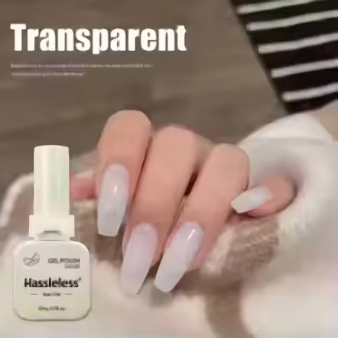 Milky White Pudding Gel Nail Polish