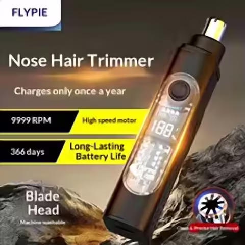 Rechargeable Nose and Facial Hair Trimmer